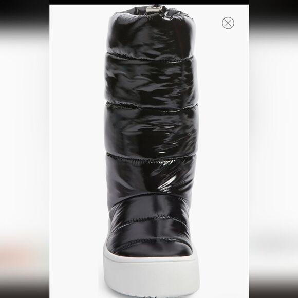 New Jeffrey Campbell Snowed 2 Platform Black Winter Plush Comfortable Boot 5.5 - Picture 5 of 6